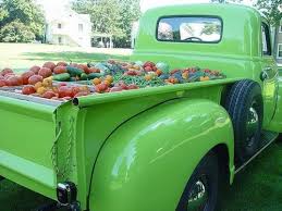 Burpee Truck Full Of Vegetables At Fordhook Farm Trucks Farm Trucks Vintage Trucks