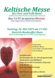 Keltische Messe Am 26 Mai Um 17 Uhr Im Dietrich Bonhoeffer Haus Neues