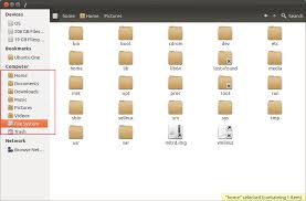 So now all of the bookmarks on my laptop are appearing on my phone. How Do I Remove Places Entries From The Nautilus Sidebar Ask Ubuntu