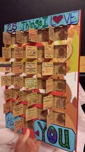 25 Things I Love About You Advent Calender Diy Christmas Gifts For Boyfriend Christmas Gifts For Boyfriend Unique Christmas Gifts
