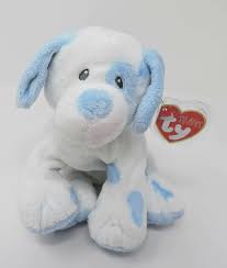 Ty Pluffies Baby Pups Blue White Dog Plush 9 Soft Eyes Toy Tylux Ty Baby Elephant Stuffed Animal Elephant Stuffed Animal Baby Horses