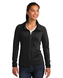 sport tek lst852 ladies sport wick stretch jacket