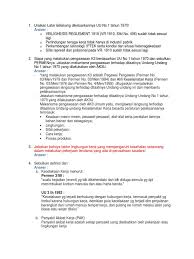 Operator pesawat tenaga dan produksi sesuai permenaker no. Jawaban 20 Soal Essay Ak3 Umum