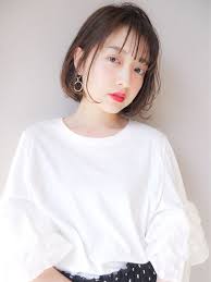 韓国発のおしゃれヘア 美人に見える タンバルモリ 20選 タンバルモリ おしゃれ ヘア ボブ