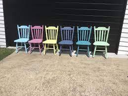 Timber Chairs Various Colours For Sale The Antique Polishers 46 Days Rd Grange Qld 4051 Outdoor Furniture Sets Vintage Art Deco Outdoor Chairs