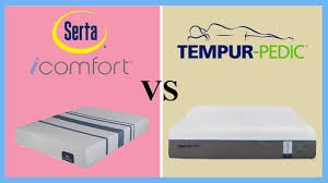 Serta Icomfort Vs Tempurpedic Quality Mattress Serta Tempurpedic