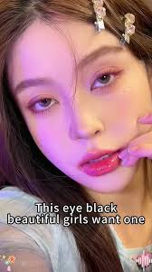 This eye black ？beautiful girls want one #Eye black#makeup#Beauty Make...