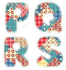 Letters dressed in a shiny quilt blanket. Quilt Alphabet Letters P Q R S Vector Illustration Royalty Free Cliparts Vectors And Stock Illustration Image 12496976