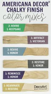 Decoart Blog New Chalky Finish Color Mixes