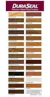 Duraseal Quick Coat Penetrating Finish Stain Color Chart A