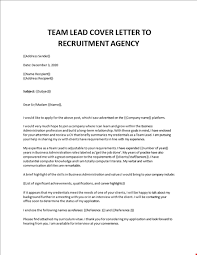 A motivated team is a productive team. Team Leader Cover Letter