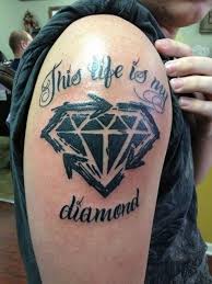 What does it mean when you dream of diamond rings? The Diamond Tattoo Designs And Meaning For Men On Sleeve Diamond Tattoos Diamond Tattoo Designs Tattoos