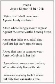 Thank You For Your Kindness Compassion Joyce Kilmer Beautiful Short Poems Short Poems