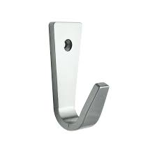 Pinnacle Hardware Pinnacle 70mm Satin Nickel Hanging Hooks 2 Pack Hanging Hooks Hook Satin Nickel