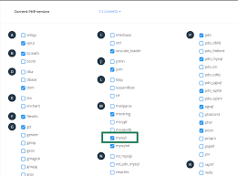 MySQL extension missing