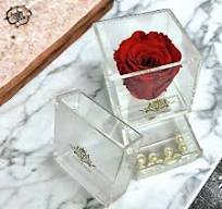 Jewelry Crystal Rose Box - Roses last 3 years
