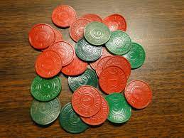 16 Missouri Sales Tax Tokens Red 1 Mill Green 5 Mill Plastic Missouri Sales Tax Tokens 7 8 Diameter Neat Tokens Token Sales Tax Missouri