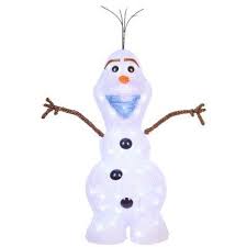 Personnage Olaf Lumineux Disney La Reine Des Neiges H 70 Cm Pere Noel Gonflable Et Objet D Exterieur Decoration Exterieure De Noel Decoration De Noel G Reine Des