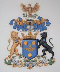 Familienwappen Auf Aquarellpapier Familienwappen Wappen Armmalerei
