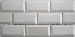 Beveled subway tile are meant to keep the classical and traditional appeal of your ordinary subway tile. Lyric 3 X 6 Beveled Ceramic Subway Tile Bombay Gray