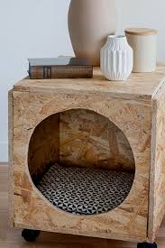 Diy Animaux Une Cabane Pour Chat Dans Une Table De Chevet Lit Chat Diy Meuble Pour Animal De Compagnie Meubles Pour Caisse De Chien