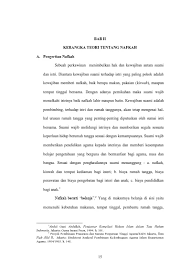 Seseorang tidak dibebani melainkan menurut kadar kesanggupannya. Bab Ii Kerangka Teori Tentang Nafkah Kewajiban Memberi Nafkah Baik Berupa Makan Pakaian Kiswah Maupun