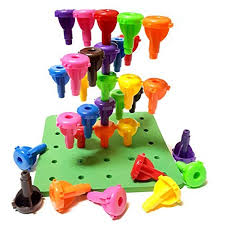 Sort items by color while riding on a train or. Peg Board Games For Toddlers Colors Shapes Educational Toys 2 3 4 5 Year Old Girl And Boy Fine Motor Skills Rainbow Matching Game Kids With Preschool Learning Activities Ebook 36 Pegs Educational Toys Planet