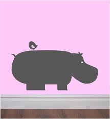 She Says Project Nursery Part 1 Vinyl Wall Decals Elephant Decal Cute Hippo