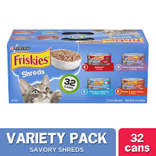 (if they have it) i'm not a cat expert. 32 Pack Friskies Gravy Wet Cat Food Variety Pack Savory Shreds 5 5 Oz Cans Walmart Com Walmart Com