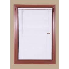 Yow White 1 In Light Filtering Vinyl Mini Blind 59 In W X 60 In L 4 Pack Vinyl Mini Blinds Blinds Vinyl Blinds