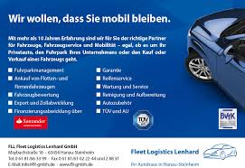 ( 2 bewertungen ) jetzt geschlossen. Neuer Serviceflyer Verfugbar Fll Fleet Logistics Lenhard Gmbh