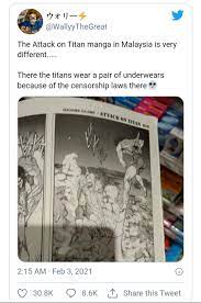 I want everyone to know that the titans are wearing tight pants in the  Malaysian version due to local censorship law : r/titanfolk