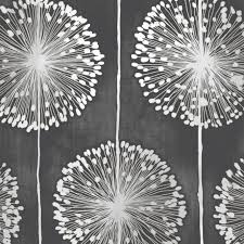 Muriva Dandelion Floral Wallpaper Black Grey J04219 Muriva From I Love Wallpaper Uk Dandelion Wallpaper Floral Wallpaper Black Floral Wallpaper