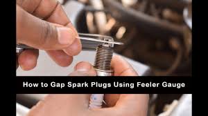 How To Gap Spark Plugs With Feeler Gauge Hotop Feeler Gauge Review Youtube