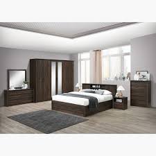 سرير كينج بلوح رأسي بمساحة تخزين من ميرو 180x200 سم بني Modern Bedroom Design Modern Bedroom Bedroom Design