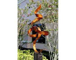 Abstract Metal Sculpture Indoor Outdoor Art Large Yard Sculpture Copper Sculpture Copper Perfect Moment By Jon Allen Metal Sculptures Garden Metal Garden Art Yard Sculpture