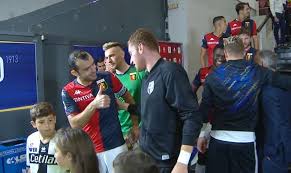 But north macedonia continued to press and levelled in the 28th minute as austria goalkeeper daniel bachmann lost the ball as he slid out to collect it after some comical defending, and pandev. Macedonian Football On Twitter Also While Waiting For Parma Genoa To Start I Noticed That Dejan Kulusevski Came Up To Goran Pandev Before The Game To Say Hi Come On Dejan