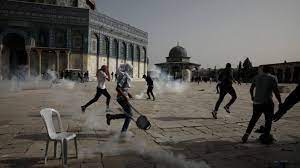 On 6 may 2021, protests by palestinians began in jerusalem over a planned decision by the supreme court of israel regarding the eviction of palestinian residents in sheikh jarrah, a neighbourhood of east jerusalem. Brnwhnseisnegm