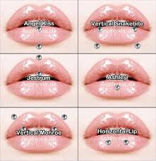 The Many Styles Of Lip Piercings I Will Take The Vertical