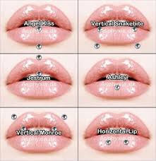 the many styles of lip piercings i will take the vertical