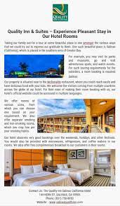 Quality Inn Suites Experience Pleasant Stay In Our Hotel Rooms California Hotel Enjoy Your Vacation Booking Hotel
