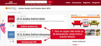 Evidea.com hakkında bilgi alın ve alışveriş tecrübelerinizi paylaşın. Gecerli Evidea Indirim Kodu 20 Nisan 2021
