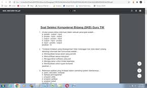 Contoh soal tes deret angka dan pembahasannya. Contoh Soal Tes P3k Guru Tik Dan Kunci Jawaban Antapedia Com