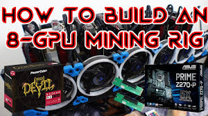 Ethereum mining is done using the ethash algorithm which can be utilized using powerful gpus. How To Build An 8 Gpu Mining Rig Z270 P Rx580 8g Blackoctane Ethereum Zcash Youtube