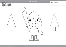 You can upload files not more than 10 mb. One Little Finger Coloring Pages Super Simple
