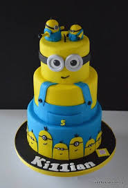 Maybe you would like to learn more about one of these? Cake House Three Layer Minion Cake For Killian S Facebook