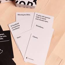 Draw ten white cards each. Cards Against Humanity Family Edition Firebox