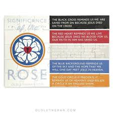 Luther Rose Color Meaning Luther Rose Lutheran Church Missouri Synod Lutheran