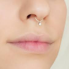 Sale Septum Ring Septum Hoop Diamond Septum Cz Cartilage Tiny Septum Hoop Cz Crystal Earring Tragus Helix Conch Daith Rook In 2021 Septum Piercing Jewelry Septum Jewelry Septum Ring