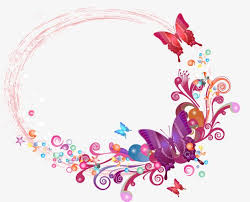 Vector Colorful Butterfly Border Frame Hand Painted Border Butterfly Border Png Transparent Clipart Image And Psd File For Free Download Colorful Butterflies Unique Drawings Butterfly Frame